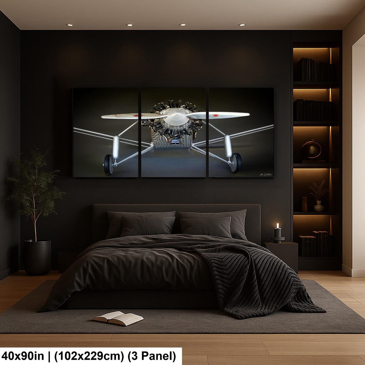Spirit Of St Louis Print, Lindbergh 1927 Radial Engine Photo, Aluminum Canvas