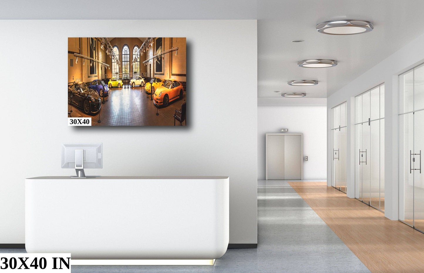 Cool Porsche collection display photograph indoors saratoga new york