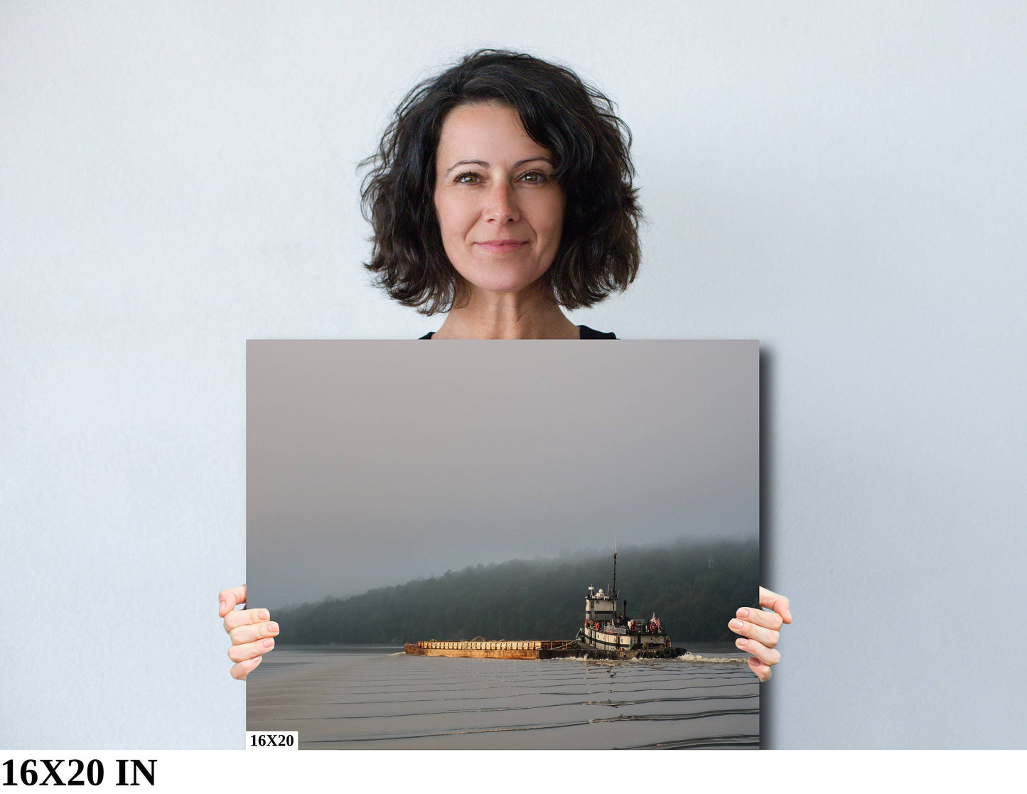 Pushing on thriugh a fogged in Hudson River hudson valley Hudson Valley Bannermans island