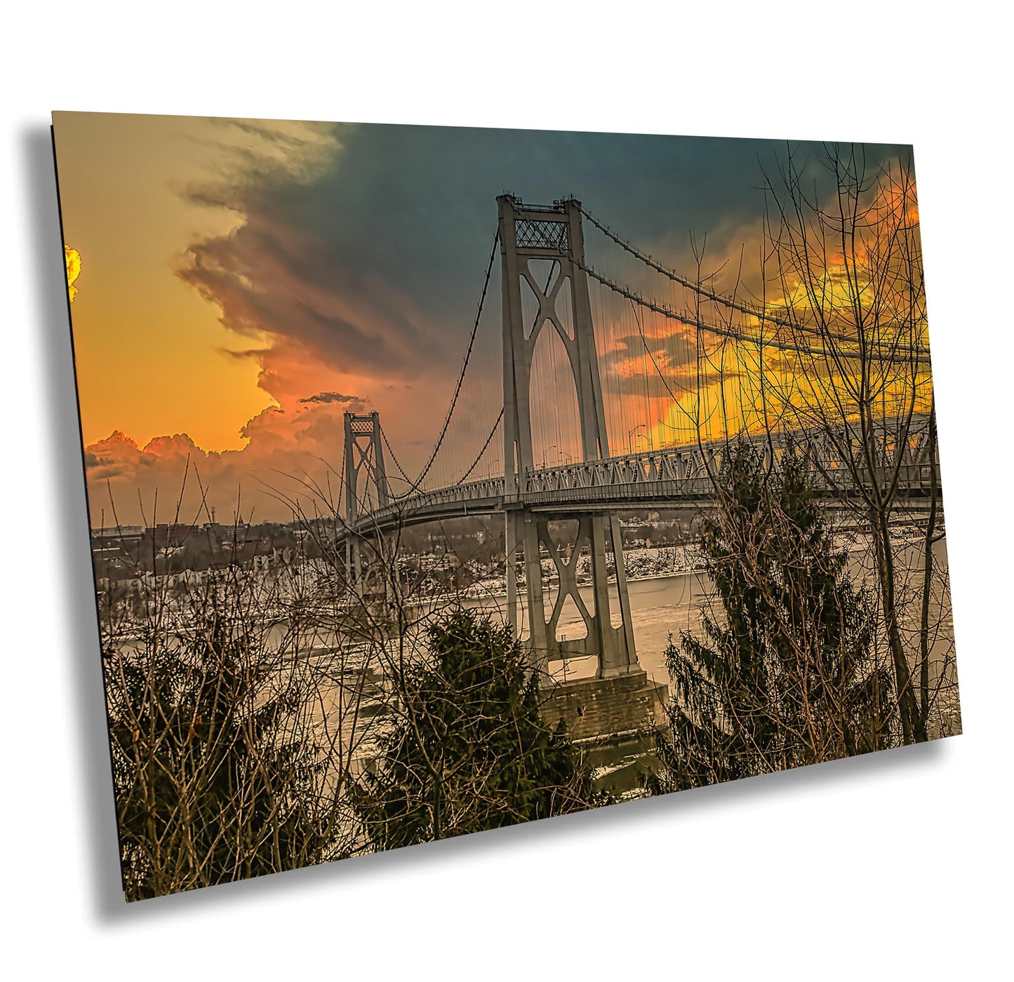 Mid Hudson Bridge Canvas - Hudson Valley Photography Wall Art | Ready to Hang
