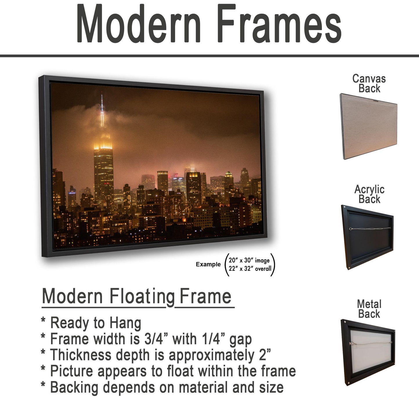 Midtown Manhattan Fog - Ethereal Cityscape Print | Glossy Photo & Canvas