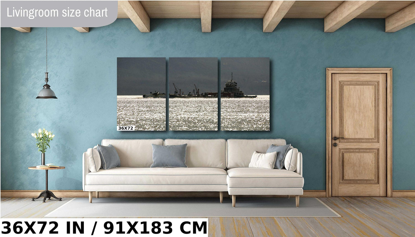 Hudson River Tugboat Print – Scenic River Decor | Canvas, Metal & Acrylic Wall Art