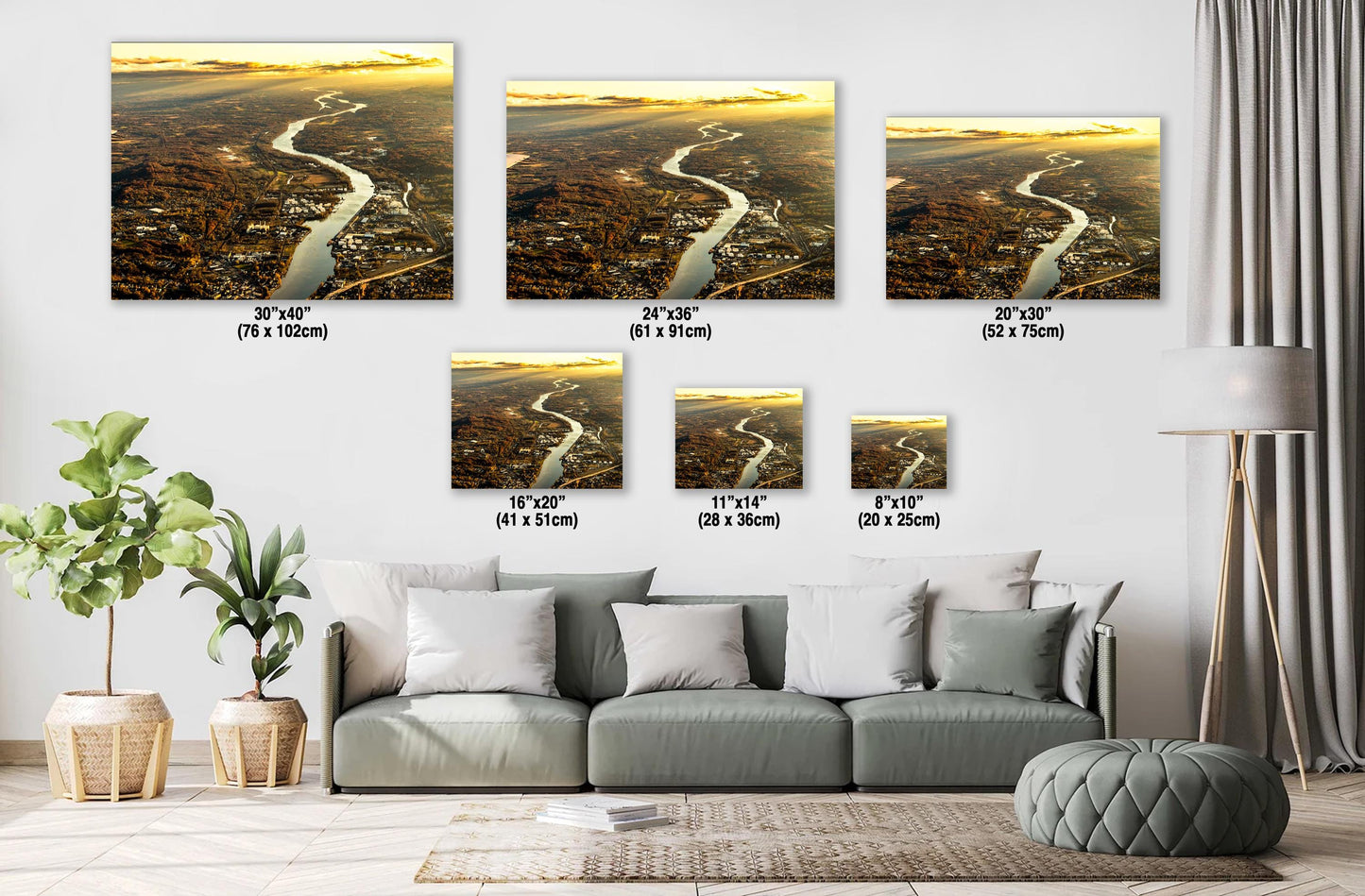 Hudson River Wall Art – Vivid Color Print Canvas | Elegant Metal Photo Print