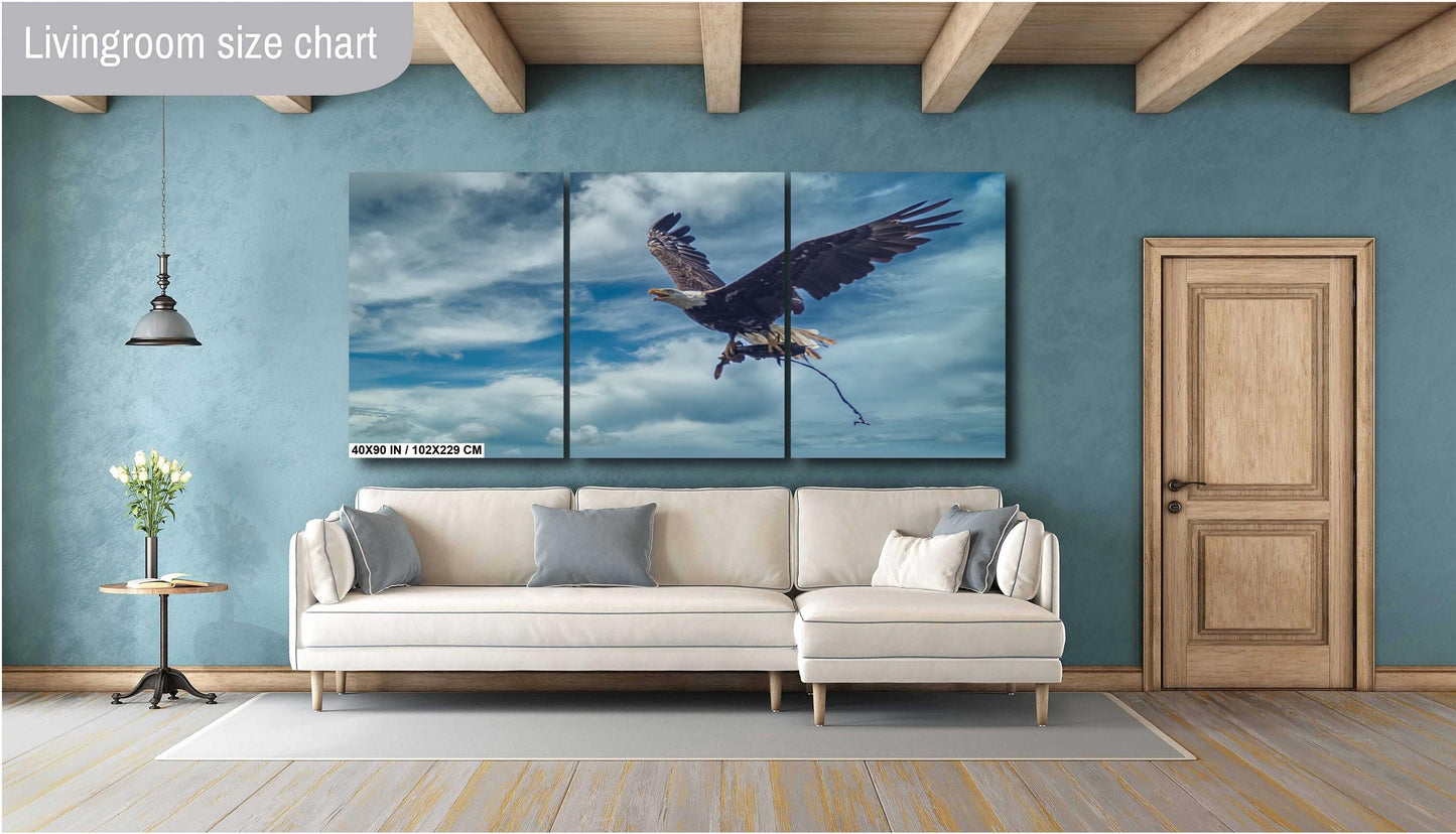Bald Eagle Canvas Print - Wildlife Wall Decor | Hudson Valley Art Acrylic Photo Print