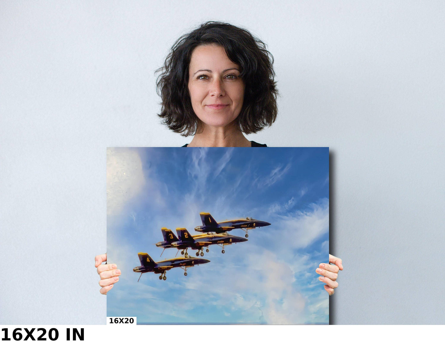 Blue Angels Landing Print – Hudson Valley Art | Premium Metal Canvas