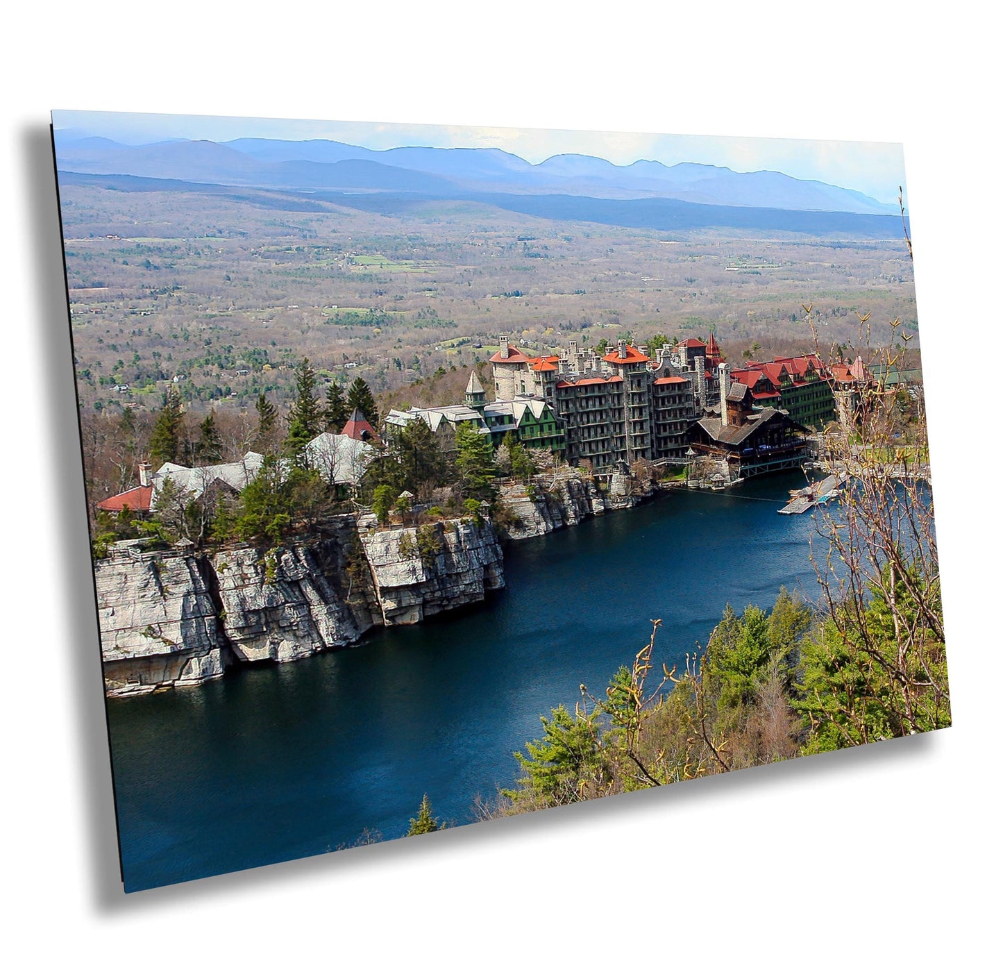 Mohonk Mountain House Print – Hudson Valley Wall Art | Scenic Mountain Photography Canvas