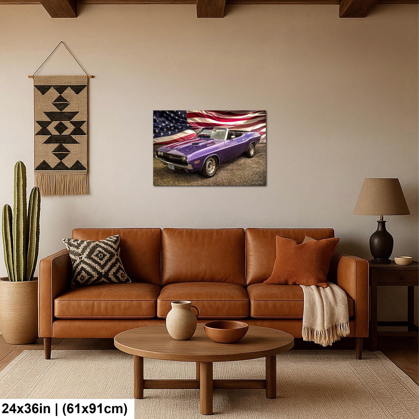 1970 Challenger, Plum Crazy R/T Convertible Print | Glossy Photo Paper, Canvas, Metal | 8x10–16x20