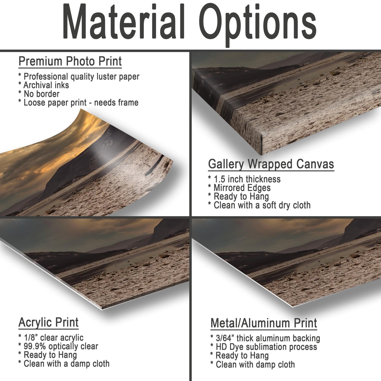 Hudson River Wall Art – Newburgh Sunset Print on Glossy Photo Paper