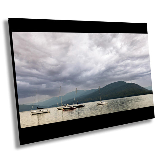 Lake George Canvas Print – Adirondack Mountains Art | Calm Before Storm Wall Decor