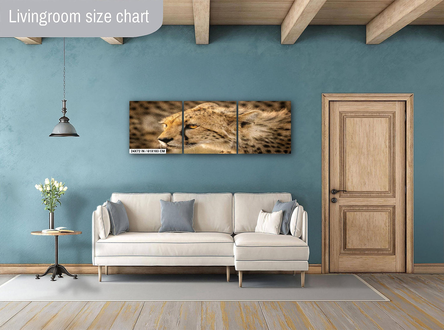 Cheetah Print – African Wildlife Art | Masai Mara Wall Decor Featuring Tear Marks