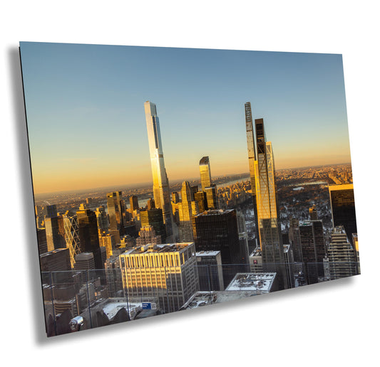 NYC Skyline Print - Midtown Manhattan Cityscape | Color Photography Canvas Art