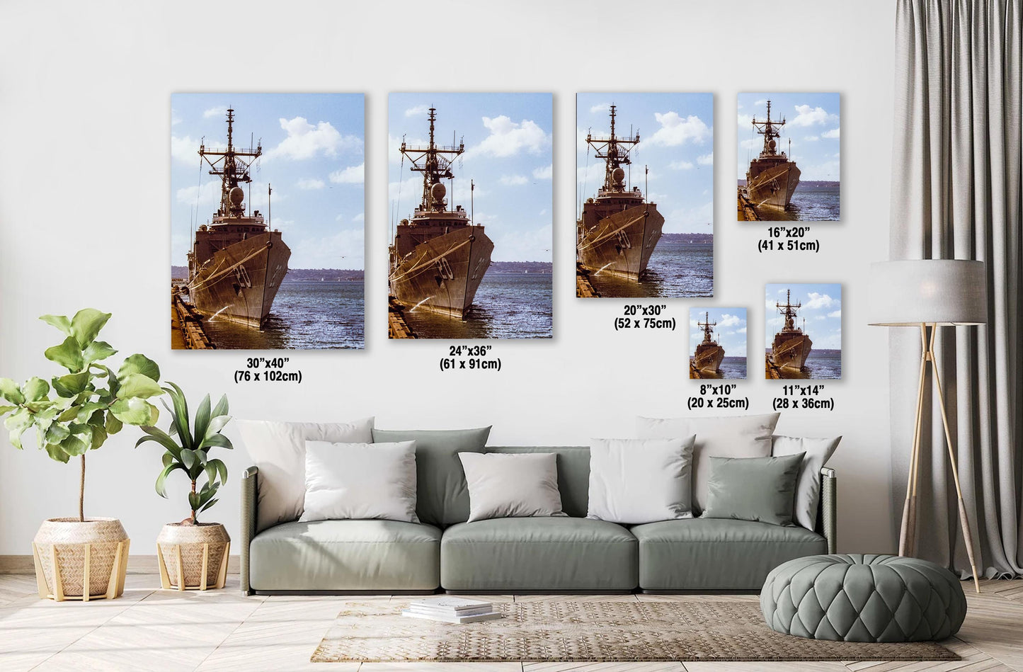 U.S.S. Antrim Navy Print – San Diego Ship Photo | Perry Class Frigate Wall Art