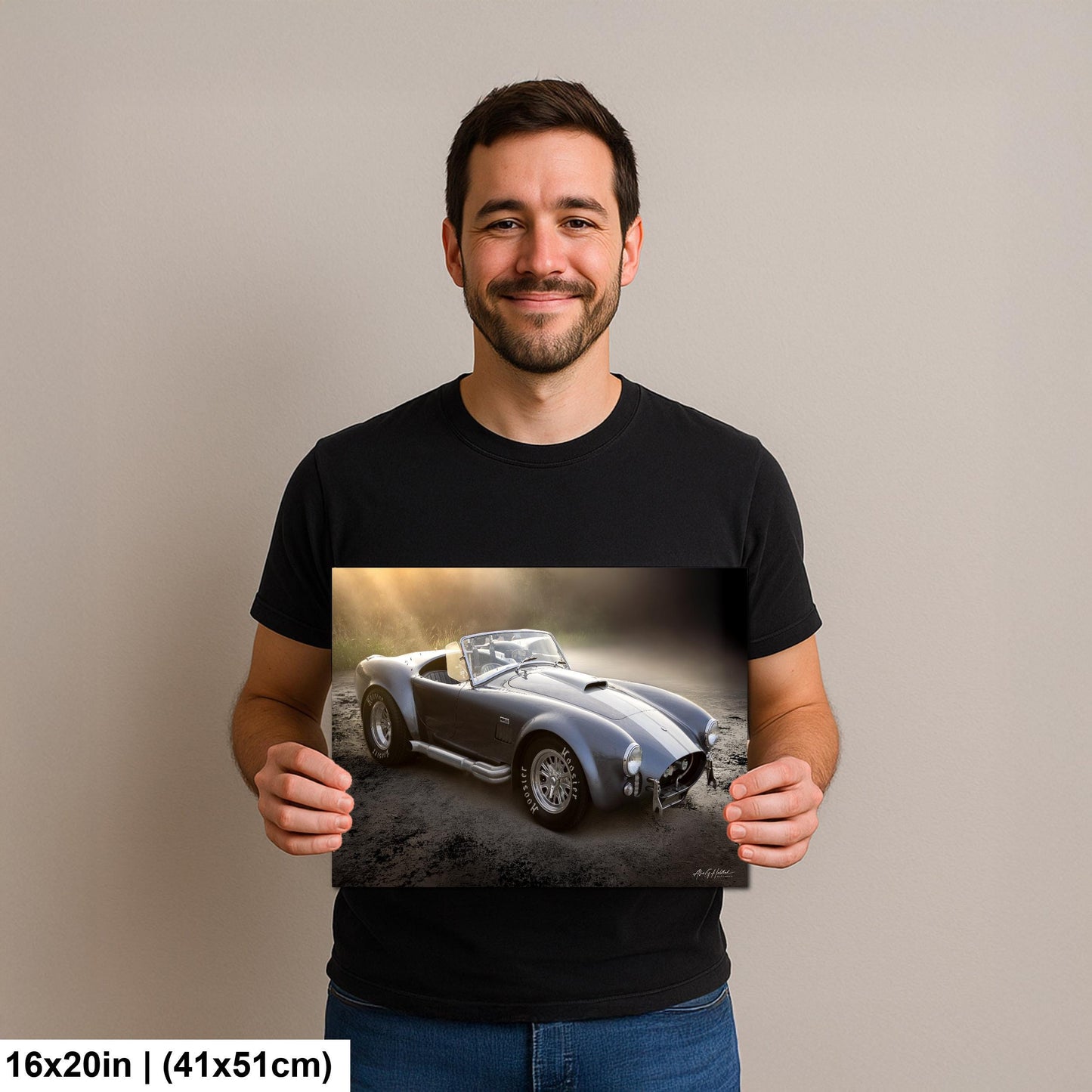 427 AC Cobra, Classic Muscle Car Print | V8 Racing Photography | Canvas, Metal, Photo Paper (8x10–16x20)