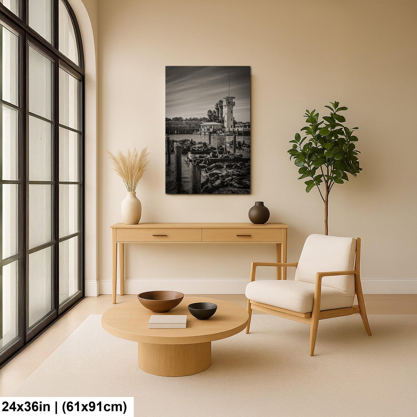 Pier 39 Sea Lions - Historic Pier 39 Coastal Wildlife Photo Print