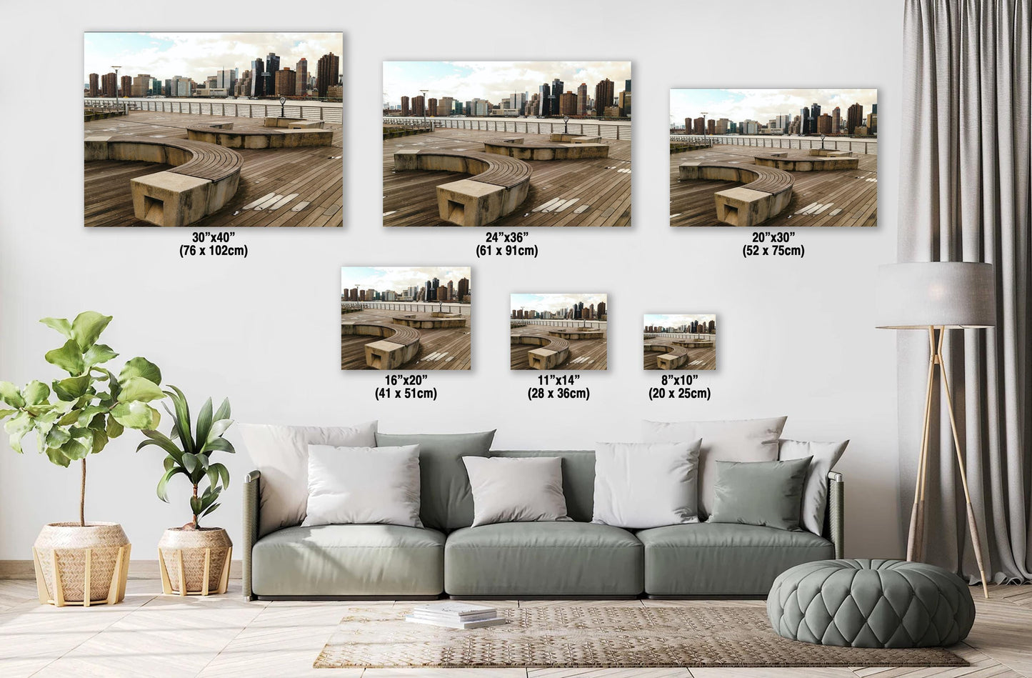 NYC Skyline Metal Print - Vibrant Color Photo Print | Durable Aluminum Wall Art