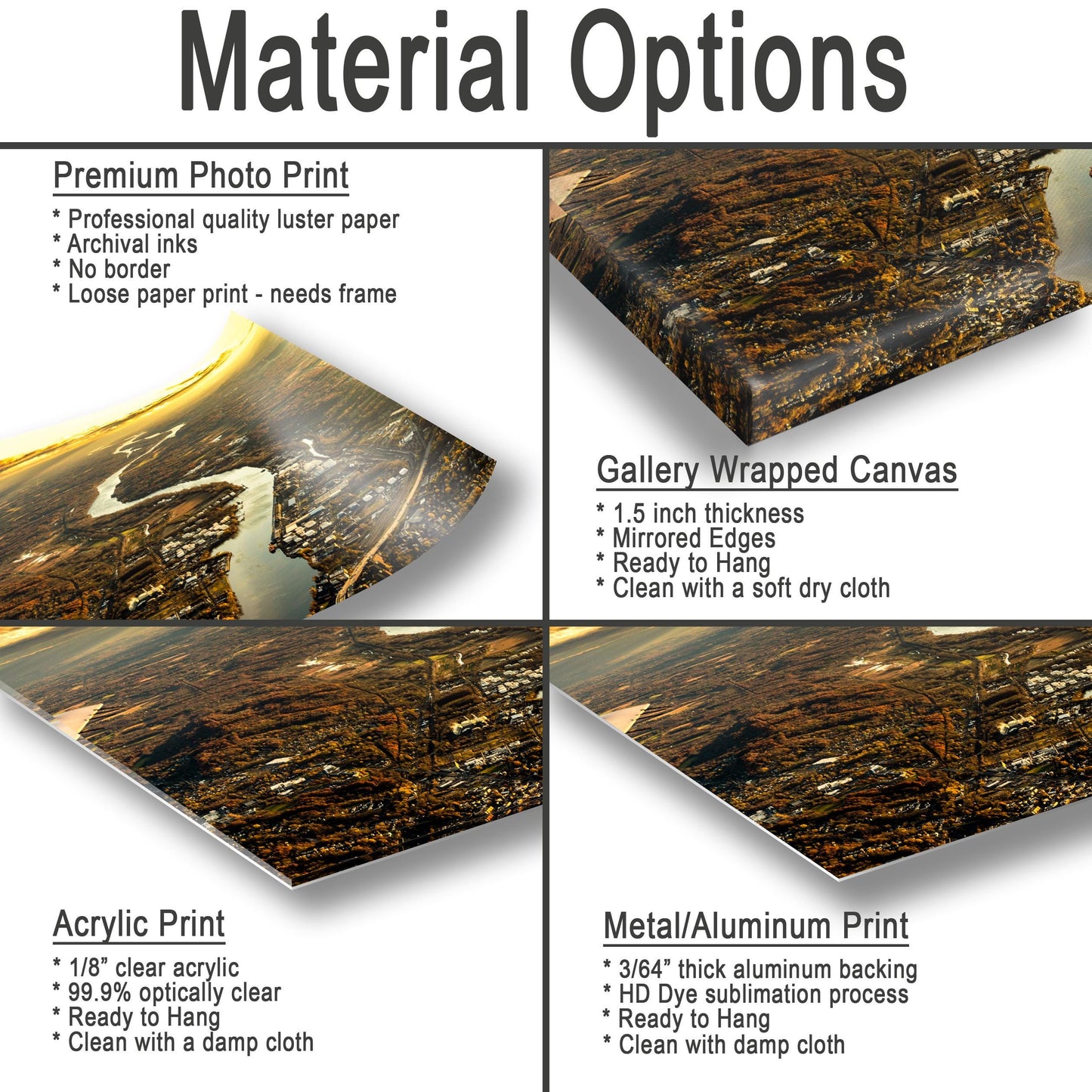 Hudson River Wall Art – Vivid Color Print Canvas | Elegant Metal Photo Print