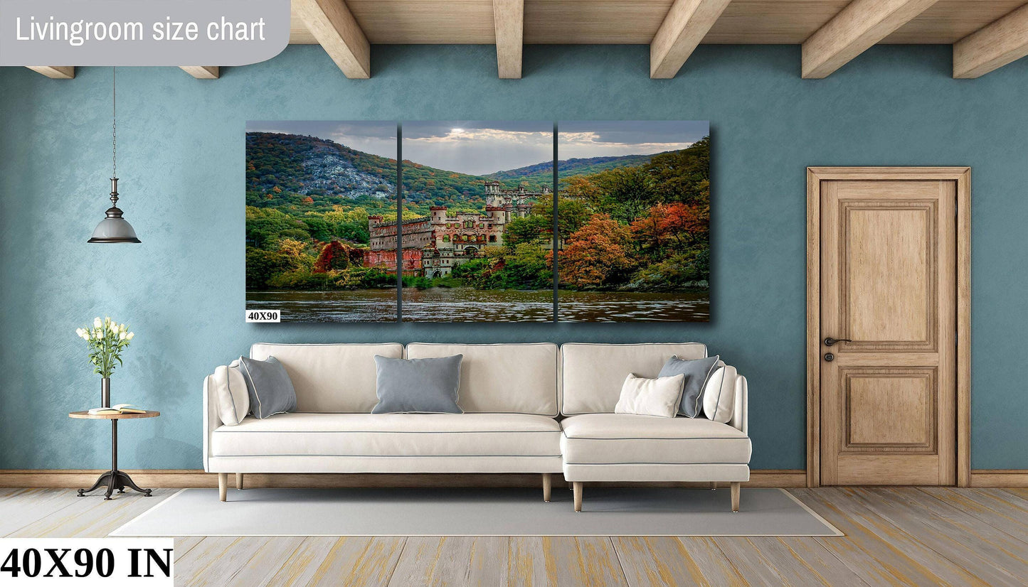 Bannerman's Island Castle Print – Hudson River Art | Fall River View Canvas