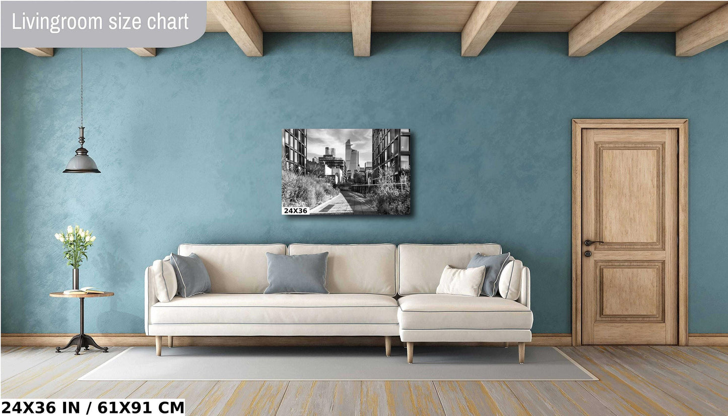NYC High Line Print - The Edge Canvas | Modern Cityscape Art Wall Decor