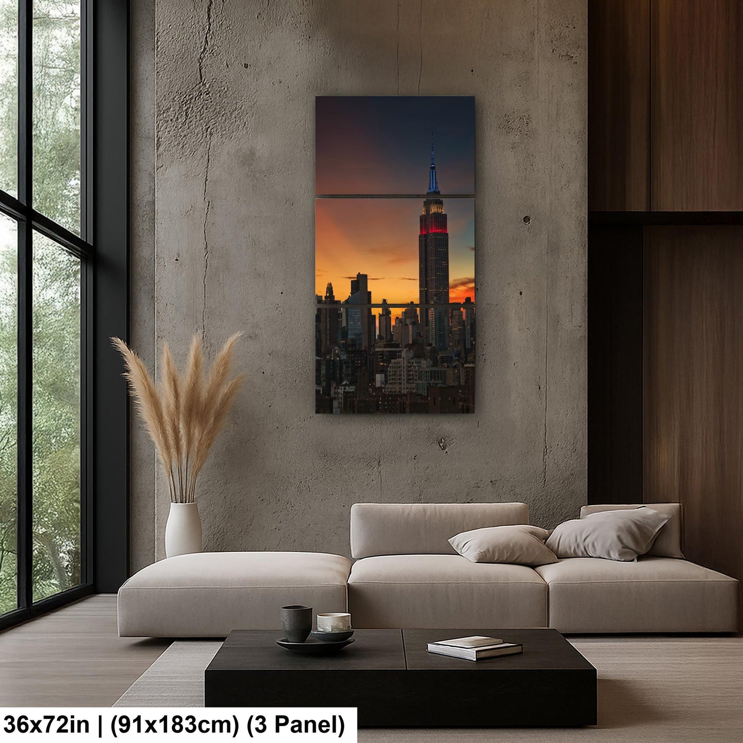 NYC Sunset Photo – Vibrant City Views | Glowing Tower Art on Premium Glossy Paper
