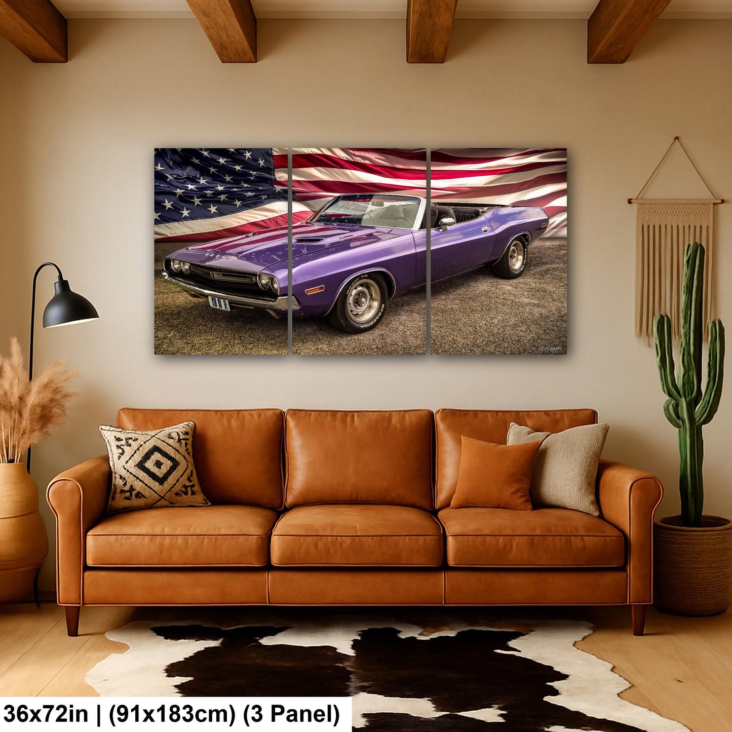 1970 Challenger, Plum Crazy R/T Convertible Print | Glossy Photo Paper, Canvas, Metal | 8x10–16x20