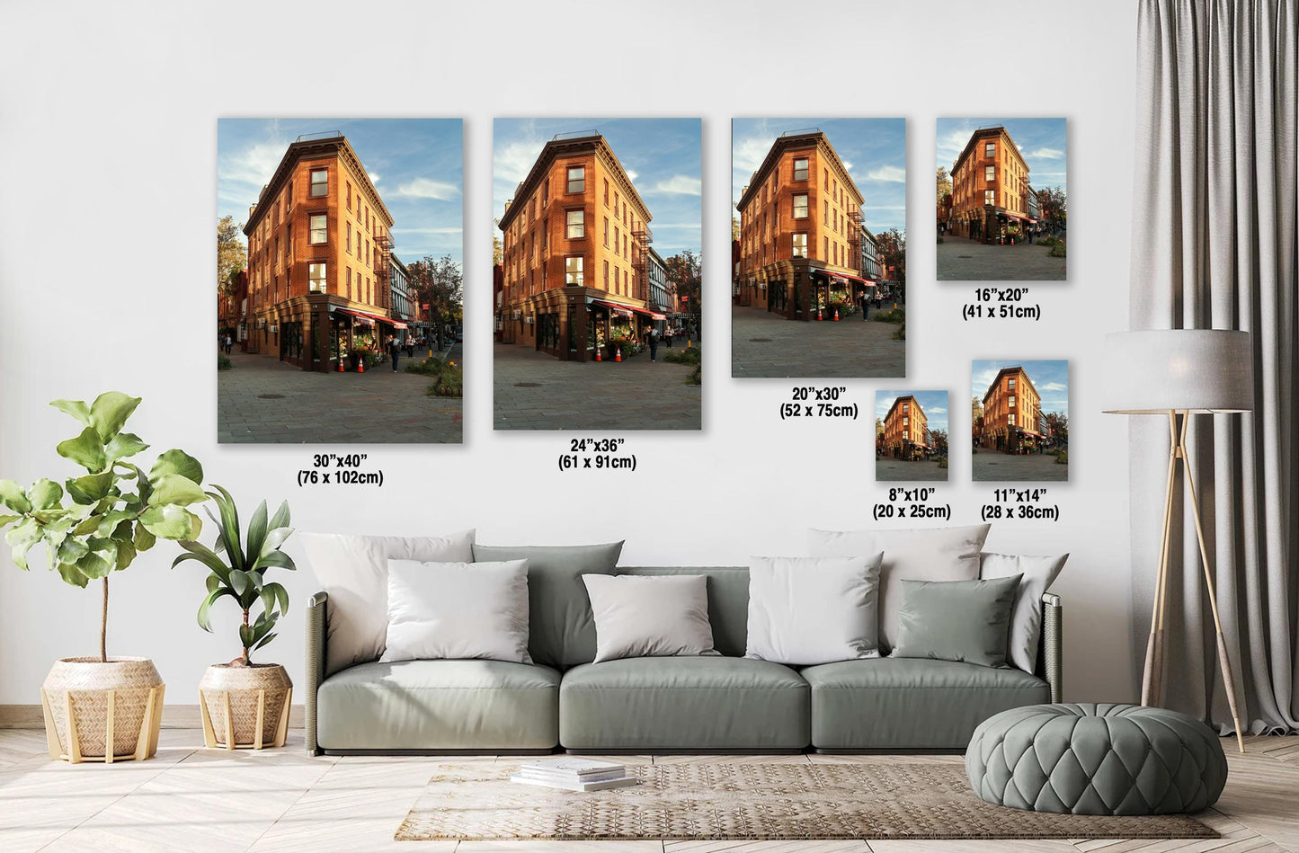 Manhattan Sunset Print - Vibrant Urban Nightscape Art | High End Wall Decor