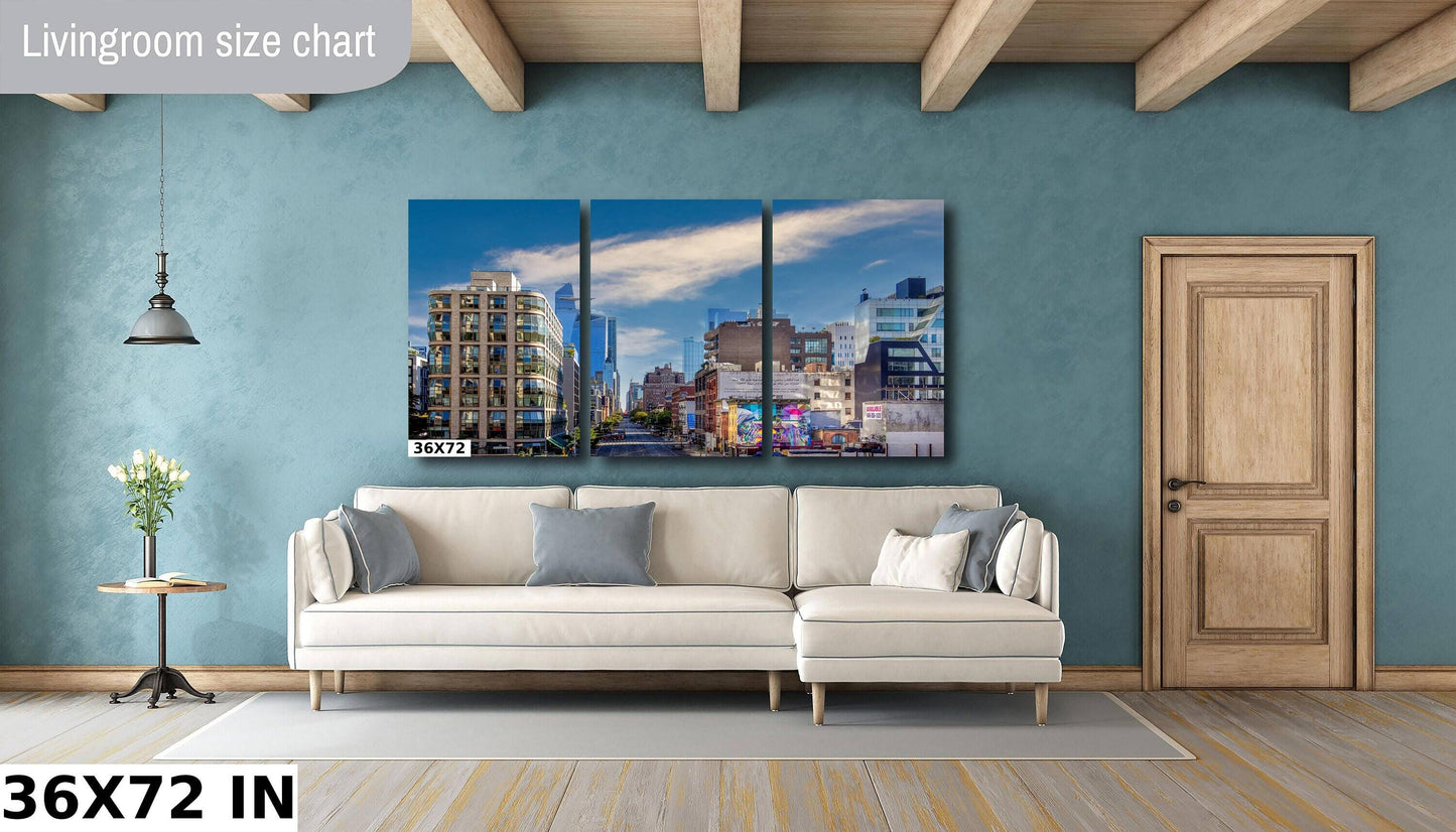 10th Ave Metal Print – High Line Photography Urban Landscape Wall Art
