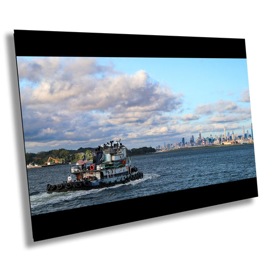 Manhattan Skyline Canvas | Long Island Sound Art - Ready To Hang Wall Decor