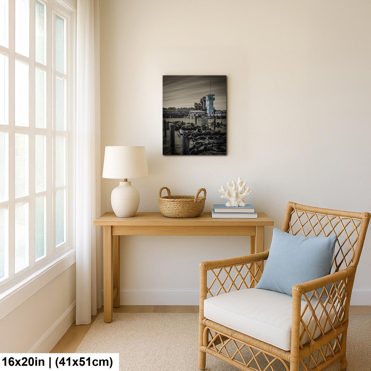 Pier 39 Sea Lions – San Francisco Bay Coastal Wildlife Glossy Photo Print