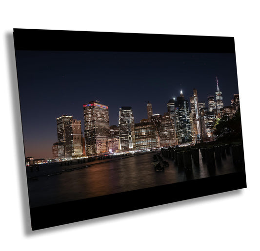 NYC Skyline Print – Brooklyn Cityscape & Lower Manhattan View Print Canvas