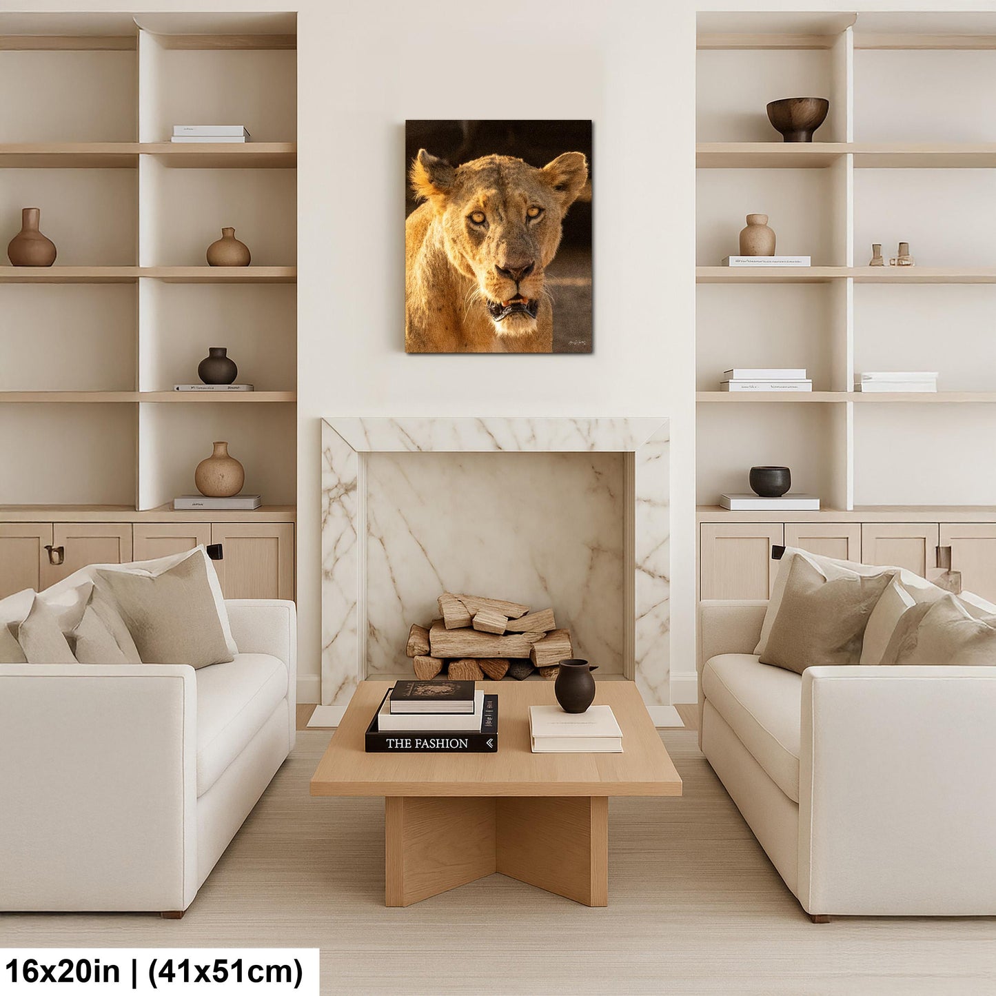Lioness Safari Art, Scarred Big Cat Portrait - Nairobi Park Photograph, Fine Prints, Metal Canvas Acrylic