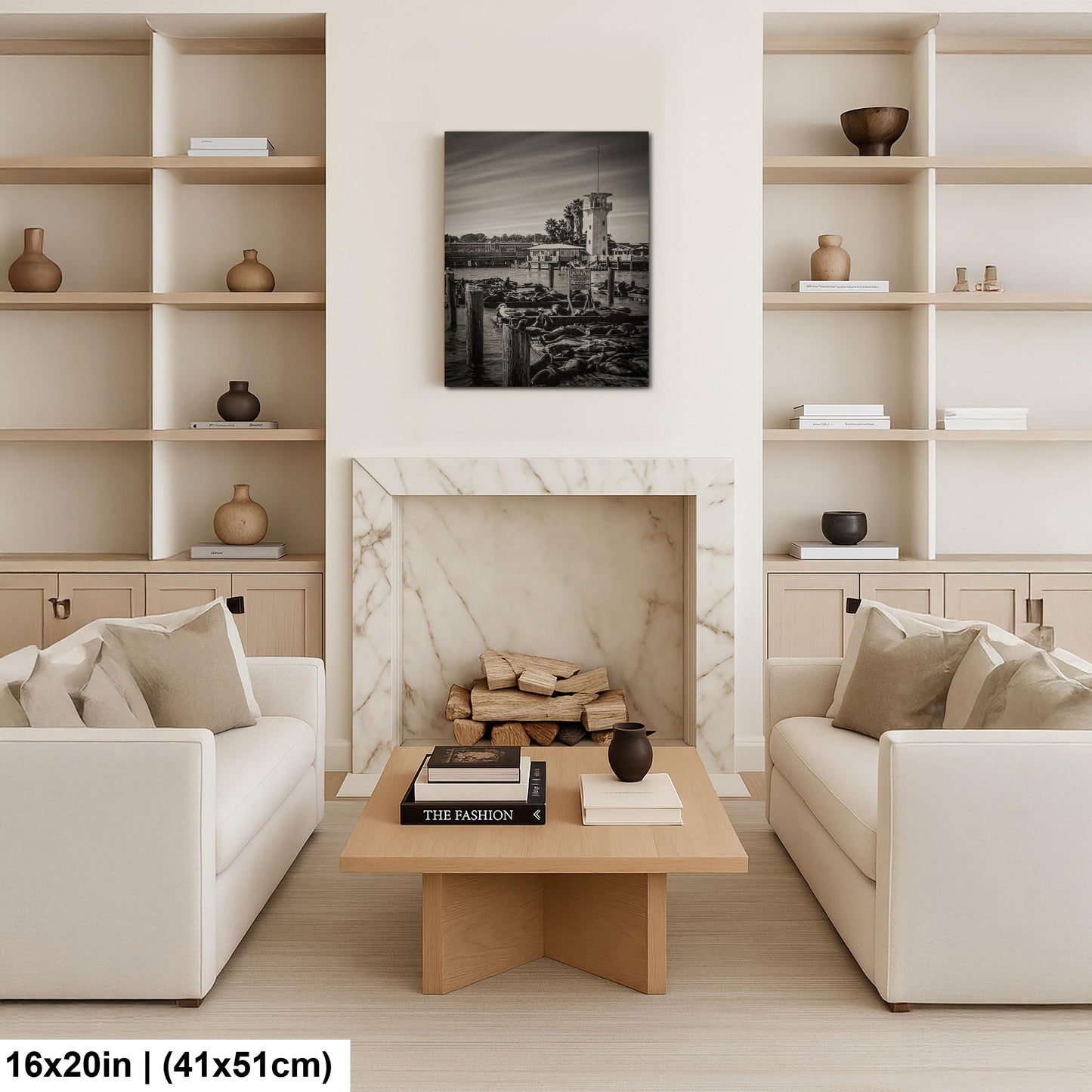 Pier 39 Sea Lions - Historic Pier 39 Coastal Wildlife Photo Print