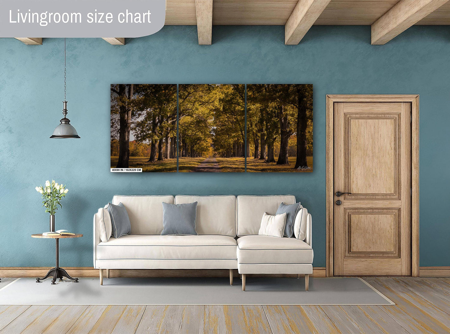 New Paltz Photography Print – Hudson Valley Wall Art | Sunlit Country Scene Canvas