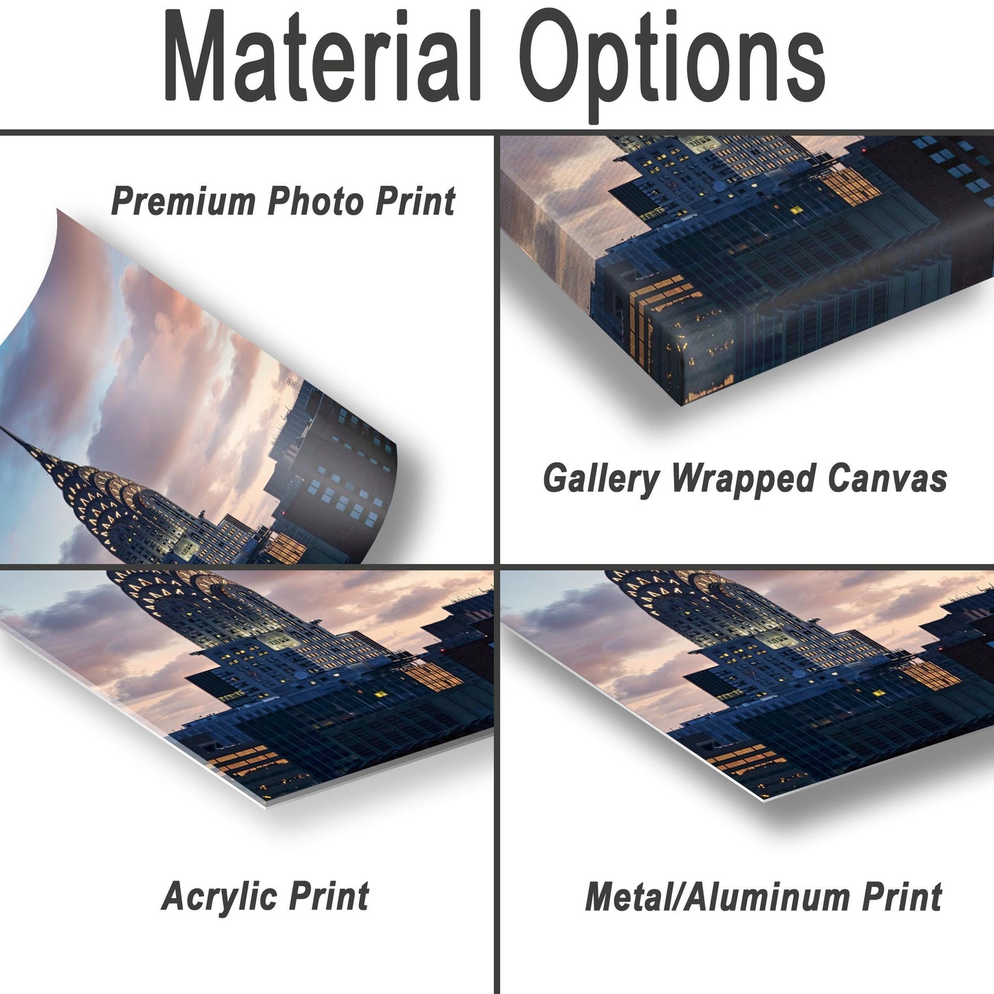 Chrysler Building Print – Manhattan Wall Art | Acrylic Cityscape Decor