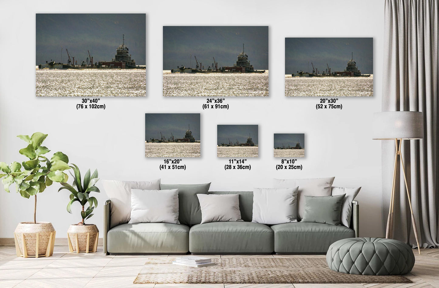 Hudson River Tugboat Print – Scenic River Decor | Canvas, Metal & Acrylic Wall Art