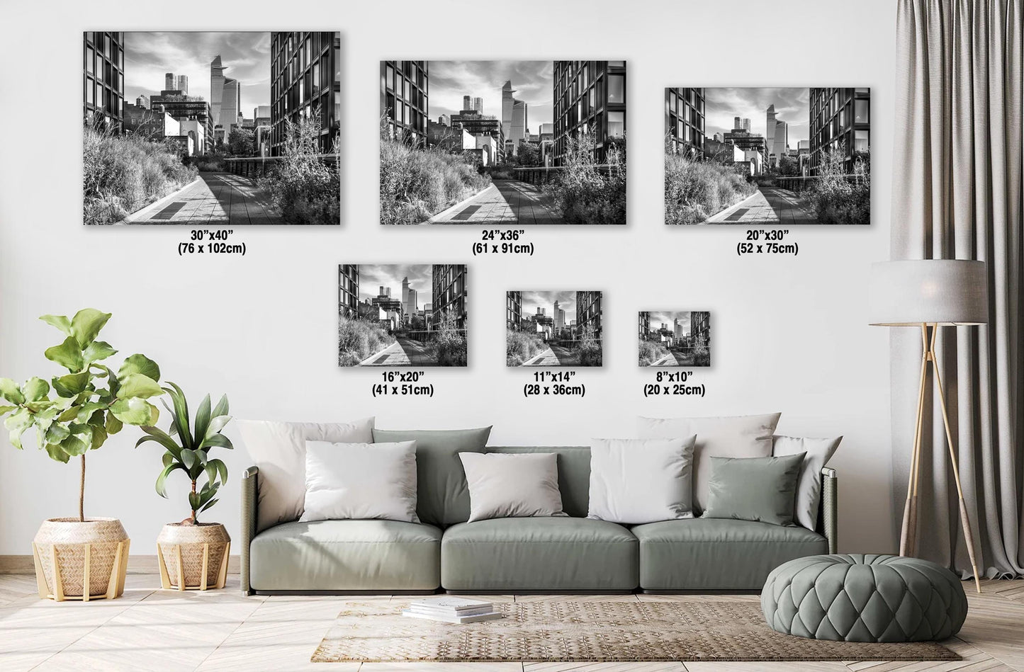 NYC High Line Print - The Edge Canvas | Modern Cityscape Art Wall Decor
