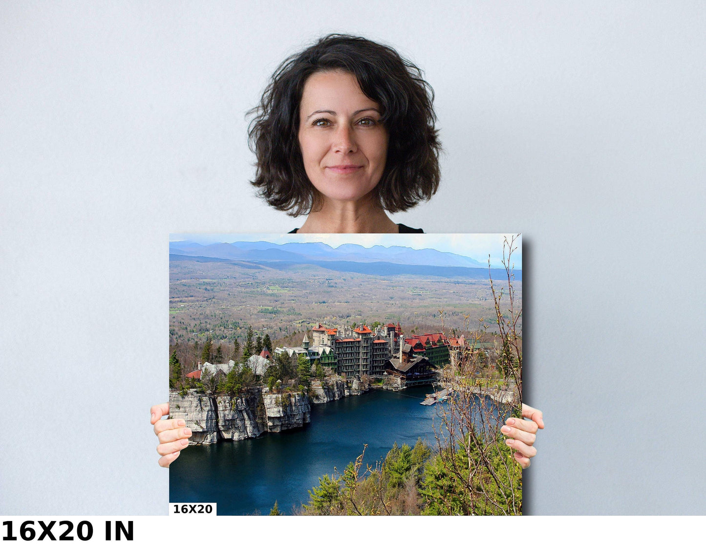 Mohonk Mountain House Print – Hudson Valley Wall Art | Scenic Mountain Photography Canvas