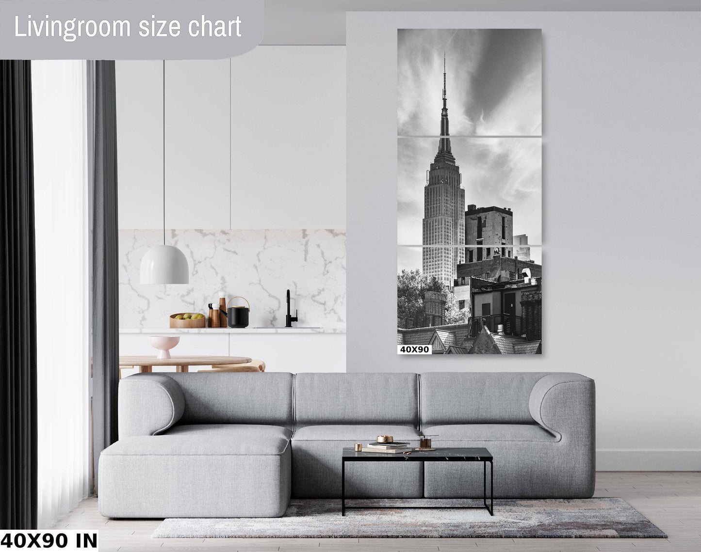 New York City Print – Black And White Photography Urban Wall Decor Poster