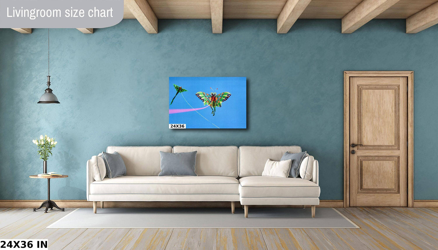 Golden Gate Kite Photo – San Francisco Beach Art | Windswept Coastal Wall Decor