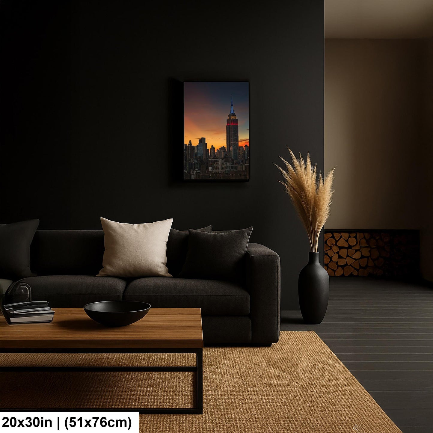 NYC Sunset Photo – Vibrant City Views | Glowing Tower Art on Premium Glossy Paper