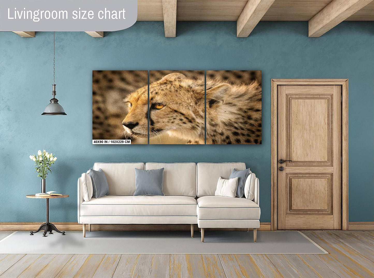 Cheetah Print – African Wildlife Art | Masai Mara Wall Decor Featuring Tear Marks