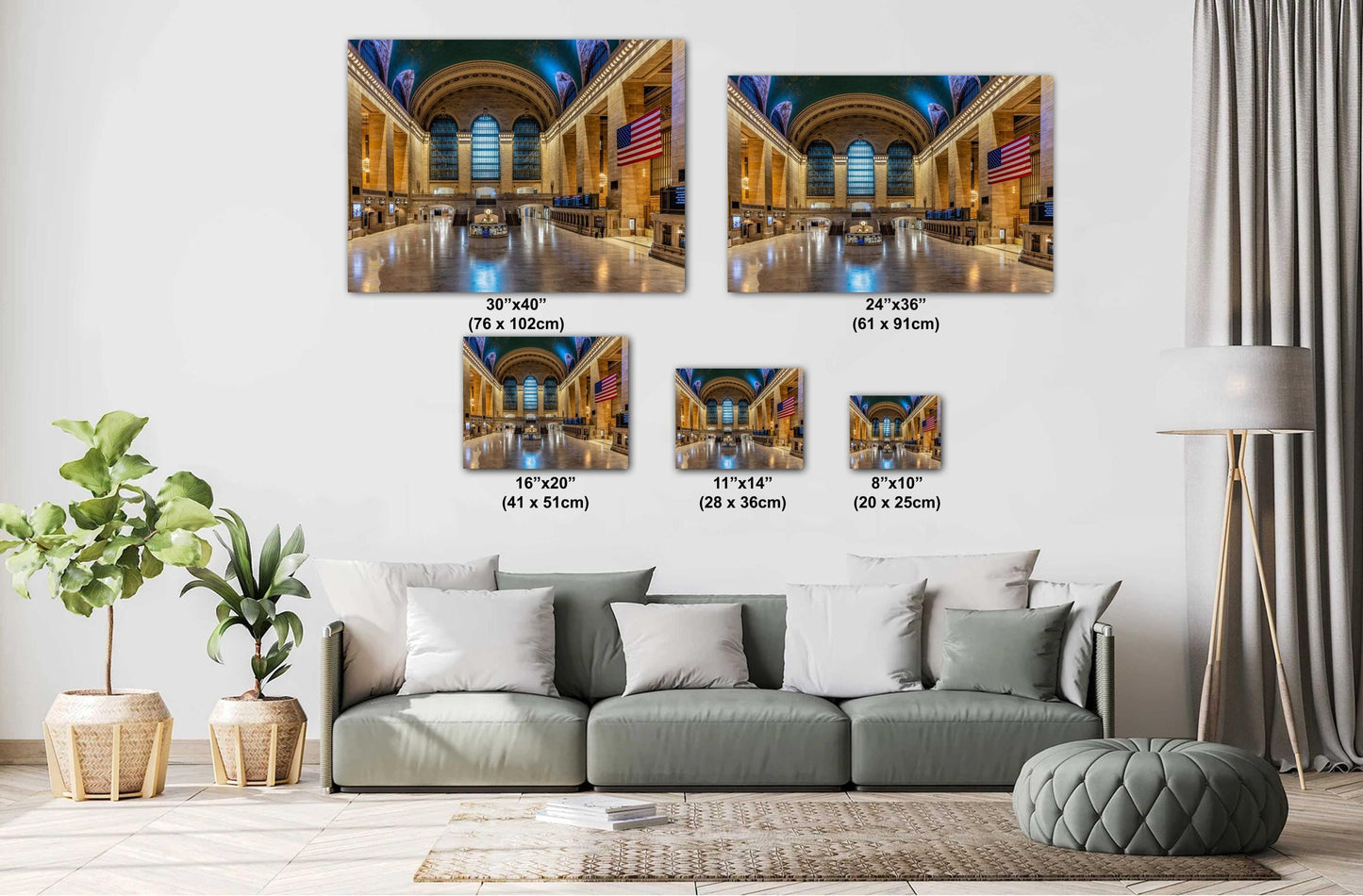 Inside the Iconic Grand Central Terminal New York City icon metal print canvas print