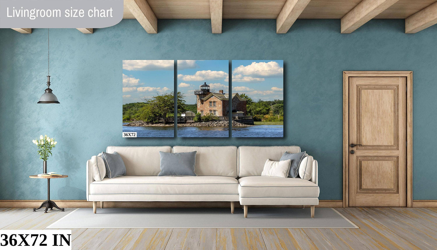 Saugerties Lighthouse Print – Hudson River Art | Waterfront Canvas & Nautical Decor