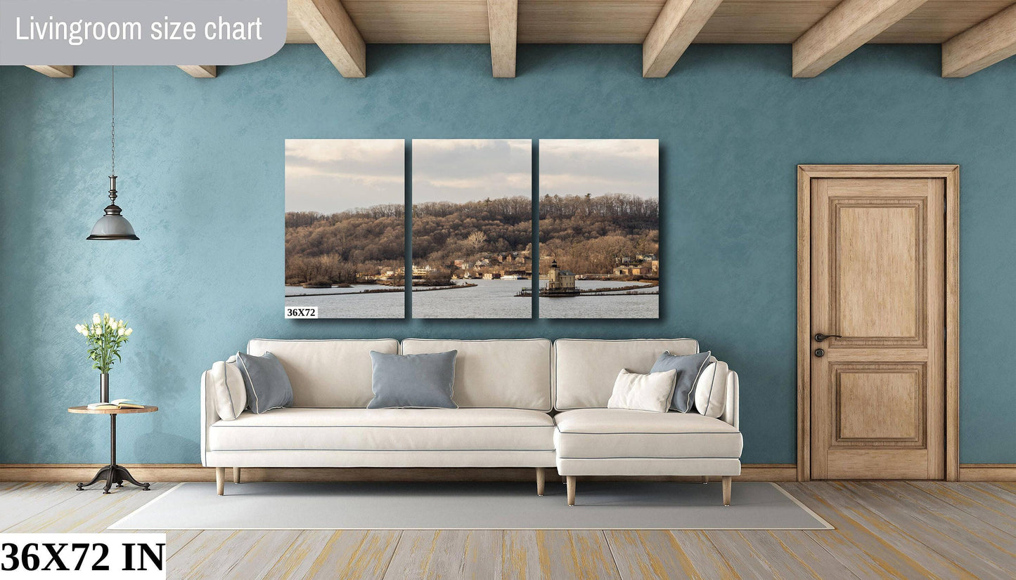 Rondout Creek Canvas Print – Hudson Valley Art | Ready to Hang Rustic Wall Decor