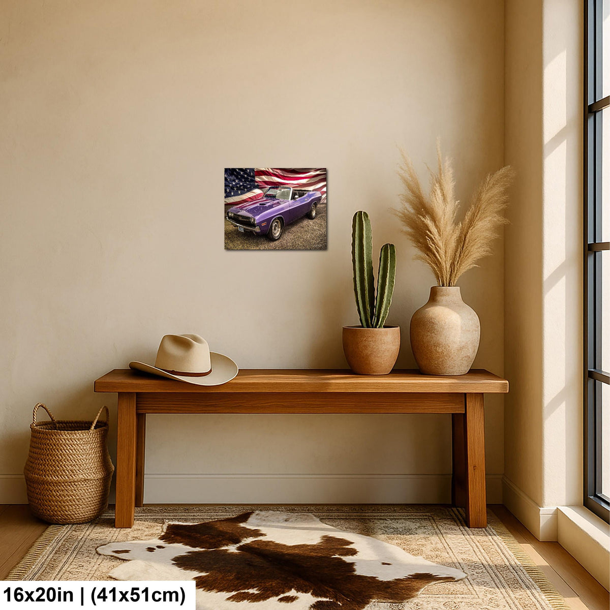 1970 Challenger, Plum Crazy R/T Convertible Print | Glossy Photo Paper, Canvas, Metal | 8x10–16x20