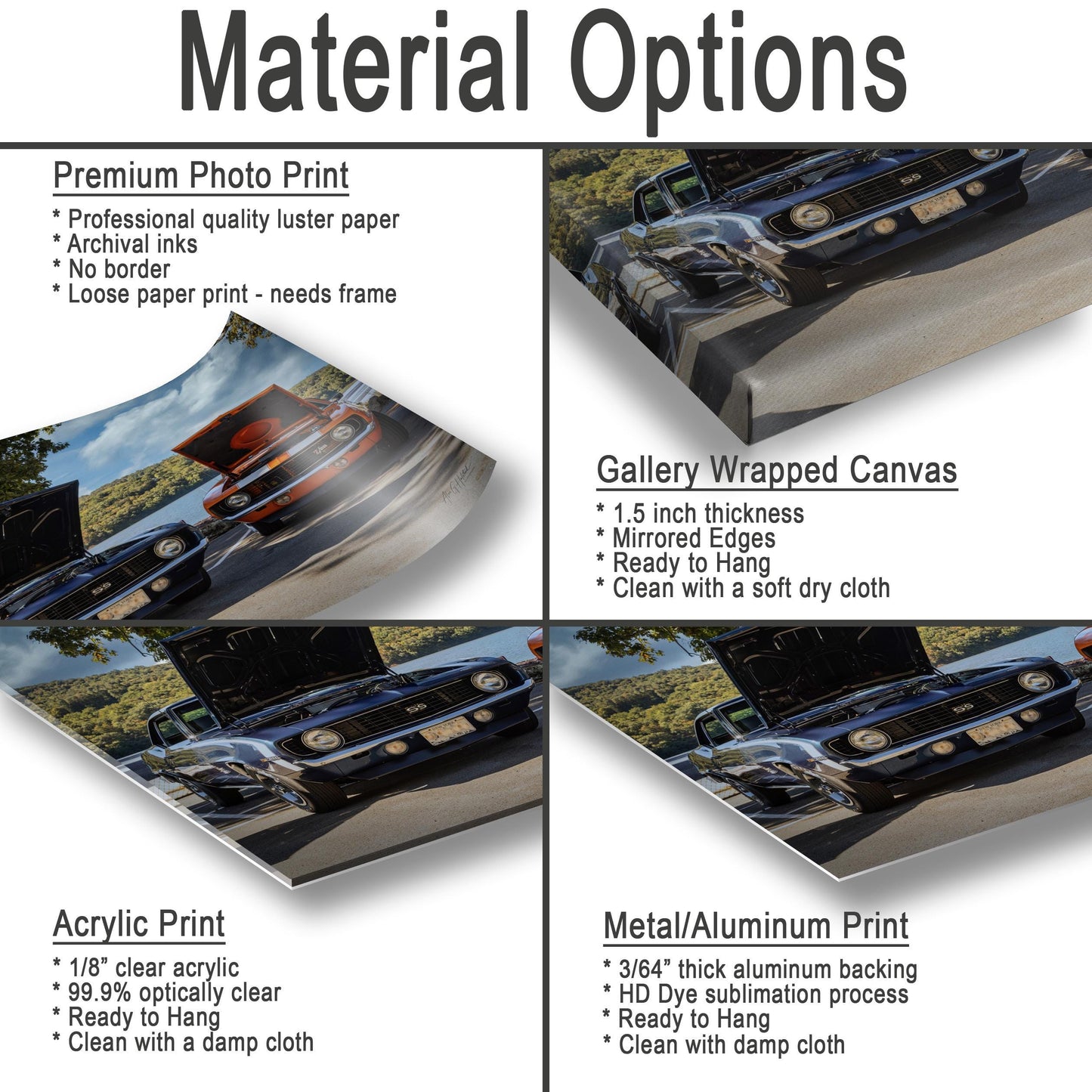 1969 Big Block SS Camaro - Classic Camaro Models | Muscle Car Photography Print