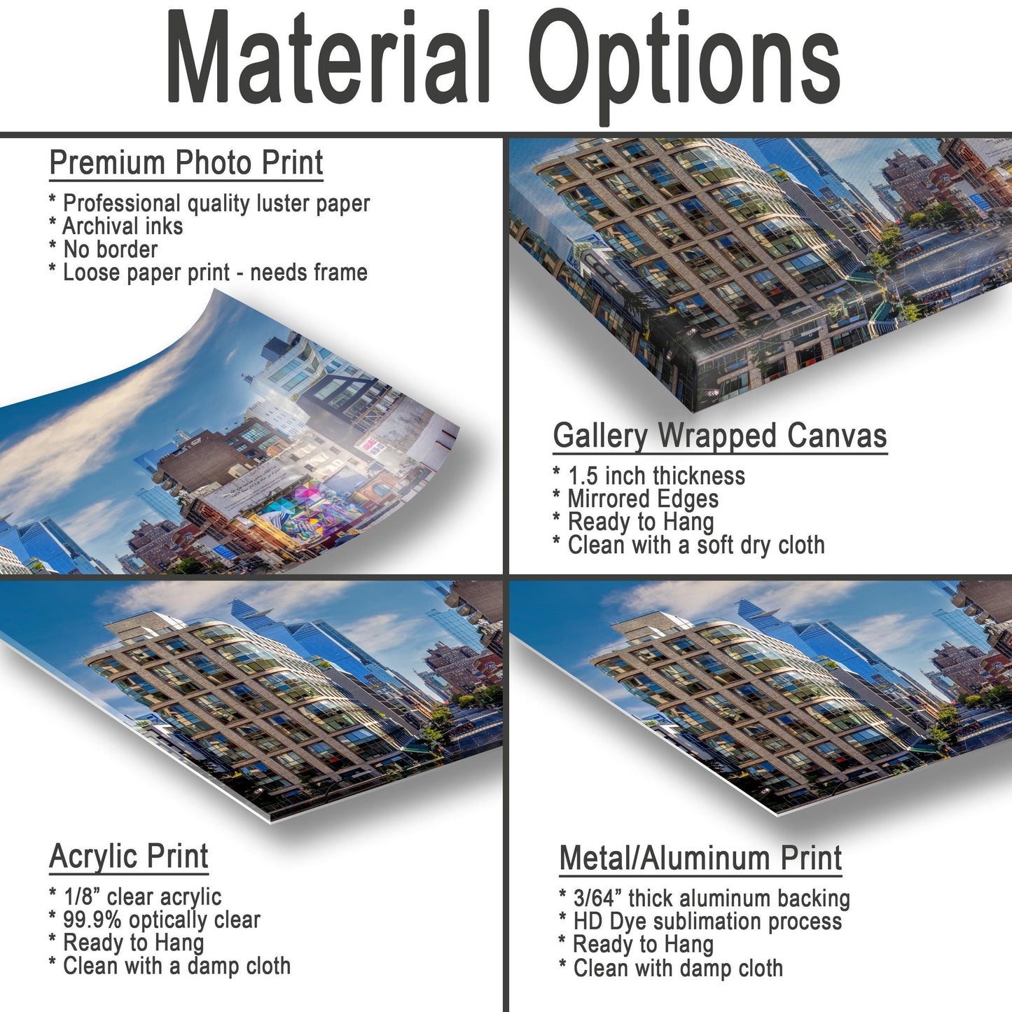 10th Ave Metal Print – High Line Photography Urban Landscape Wall Art