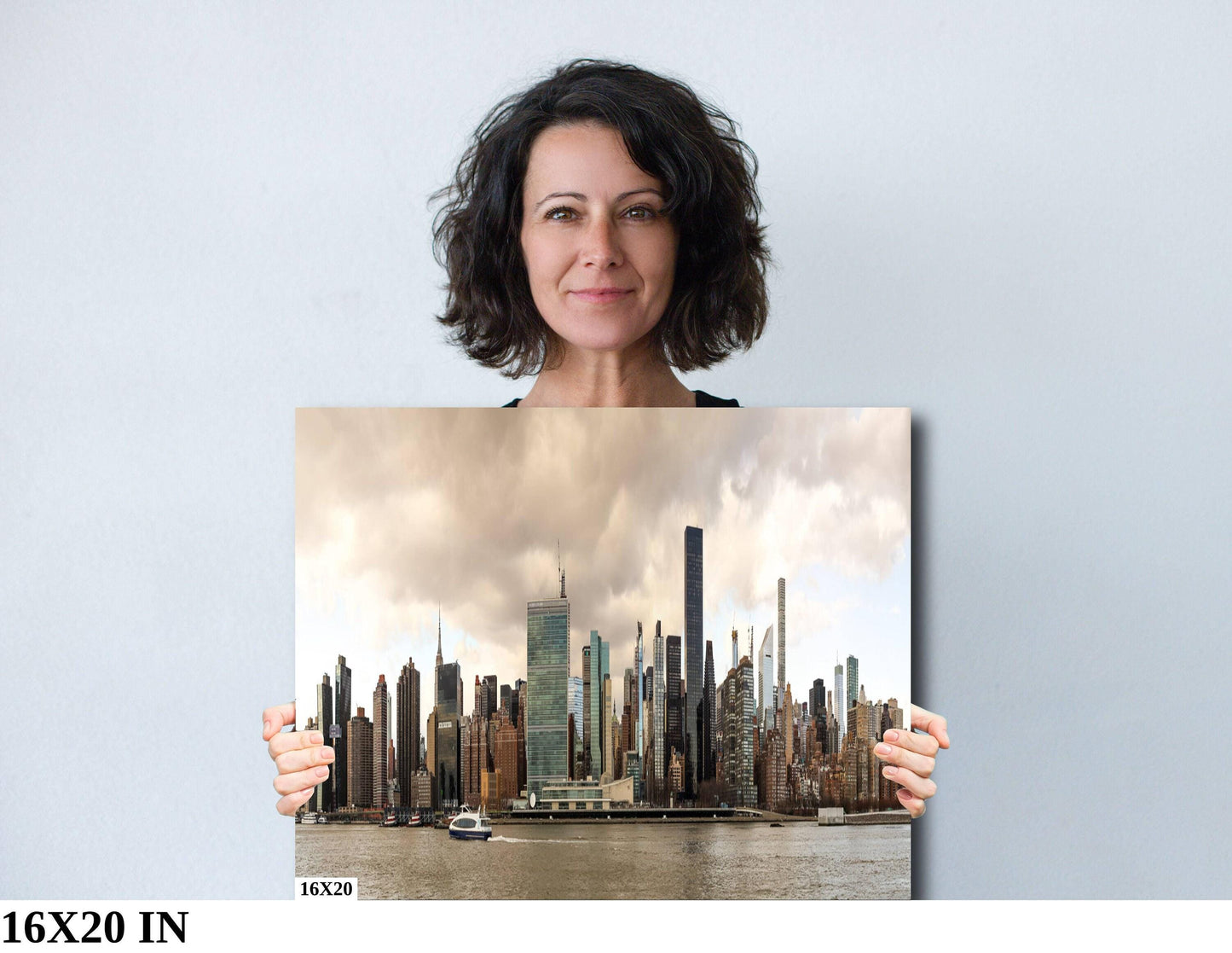 NYC Skyline Metal Art – Panoramic Cityscape Metal Print With Glossy Photo Finish