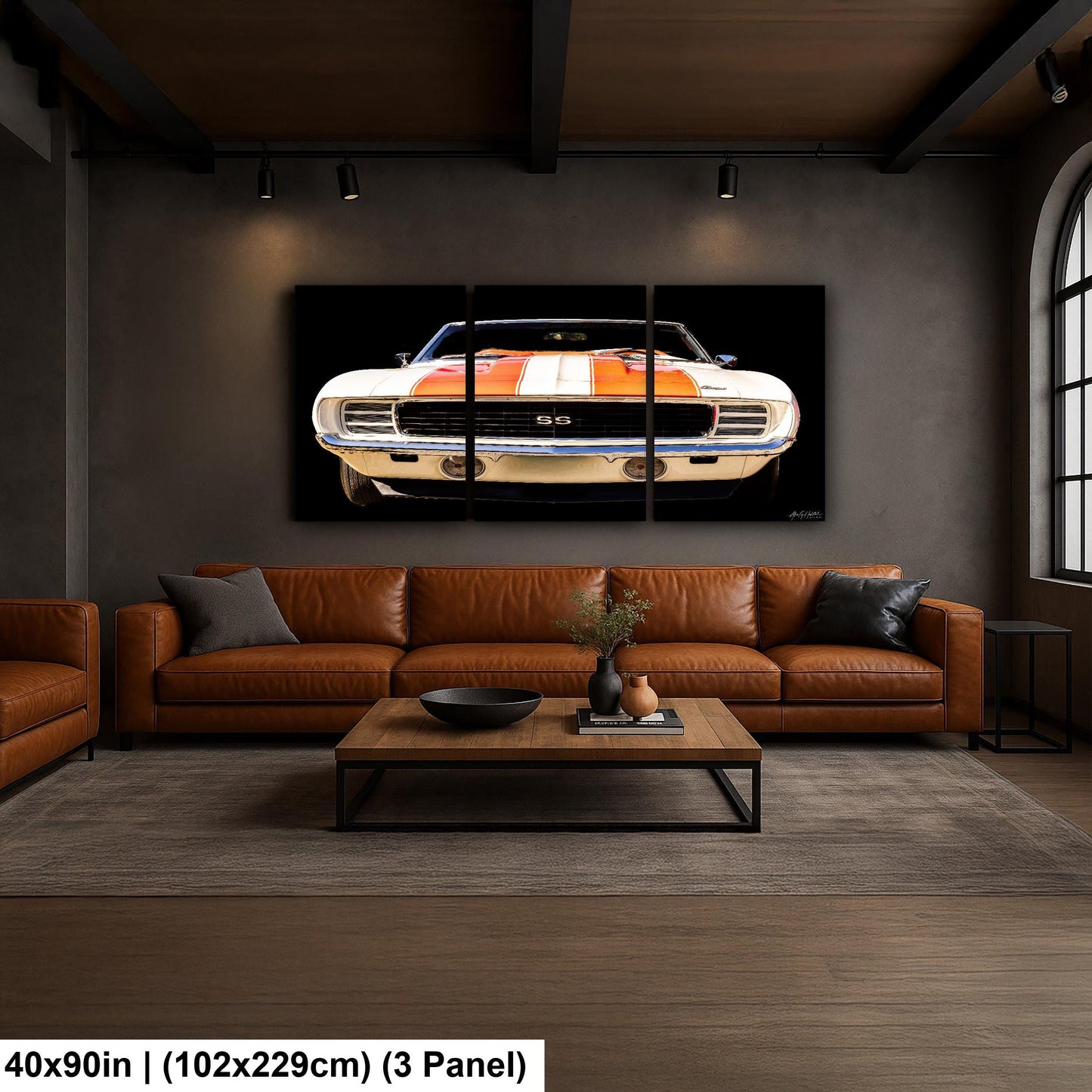1969 Camaro SS Vintage Racing Poster, Photo Print | Canvas, Metal, Acrylic, 8x10–16x20 Wall Art