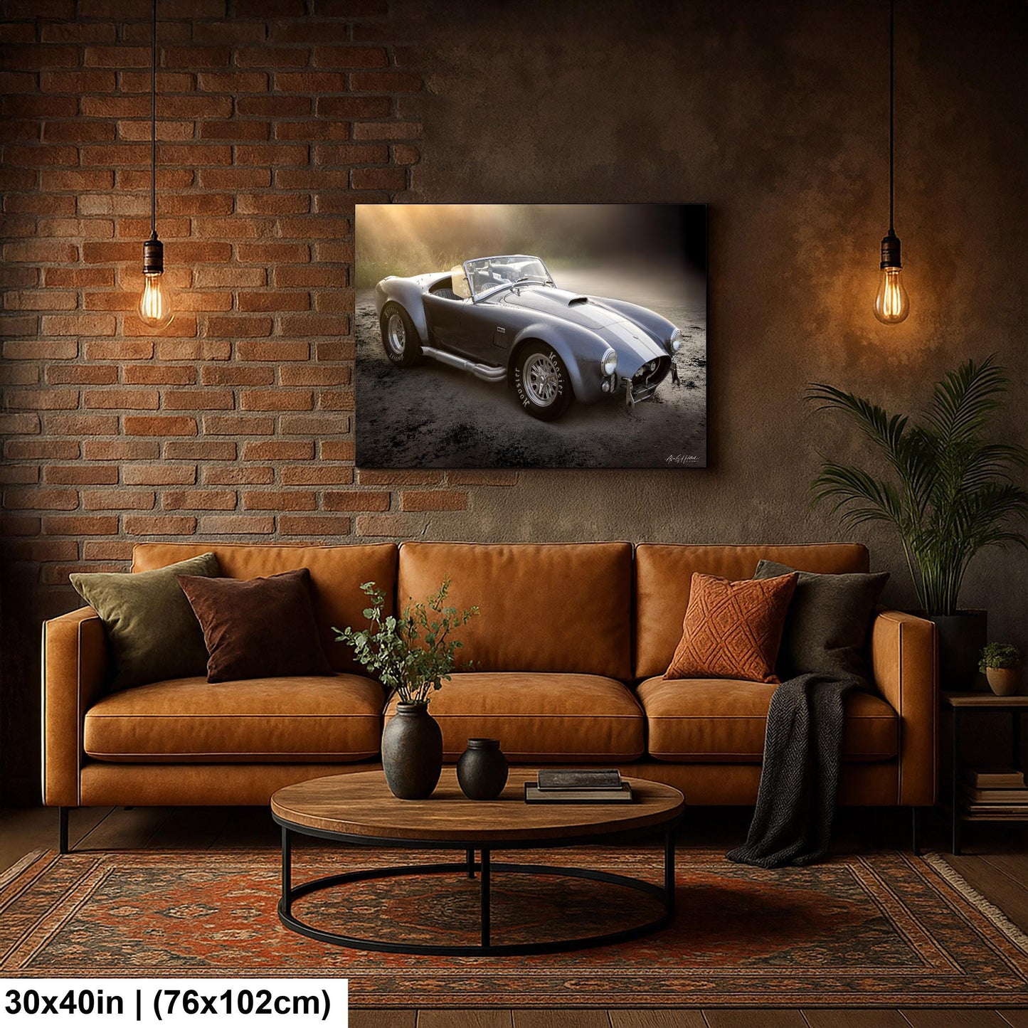 427 AC Cobra, Classic Muscle Car Print | V8 Racing Photography | Canvas, Metal, Photo Paper (8x10–16x20)