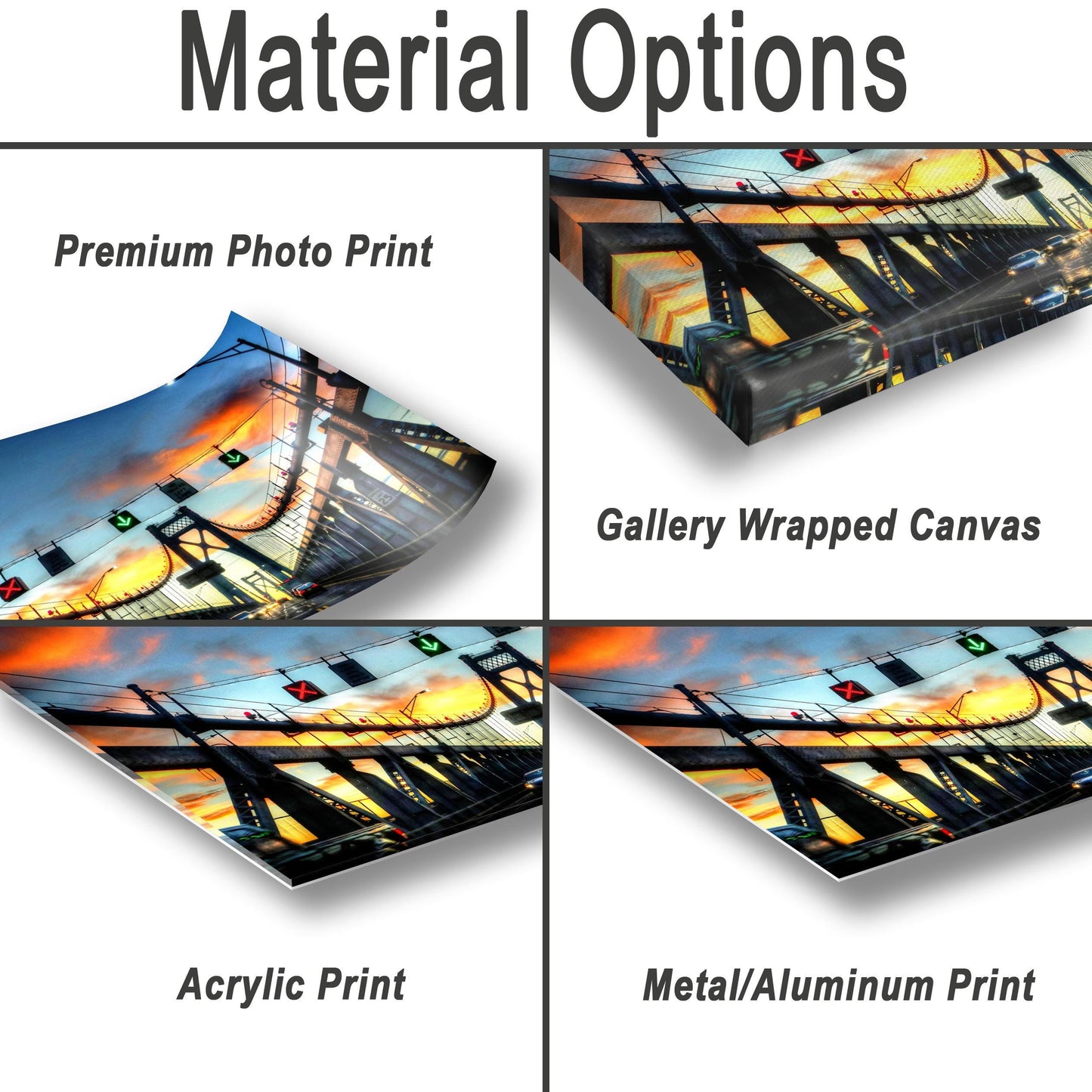 Poughkeepsie Bridge Sunrise - Hudson Valley Photo | Canvas Wall Decor & Metal Print Art